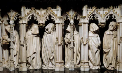 The penitents of the tomb of Philip the Hardi
