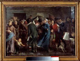 The queue at the butcher