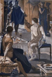 Achilles Receives Agamemnon
