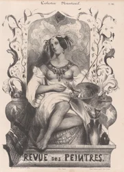 Title Page for the Revue de Peintres