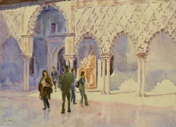 Alcazar, Patio de las Doncellas