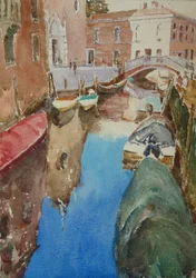 Rio Dei Frari, Winter Sun, 2019