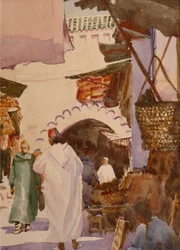 Souk des Teinturiers, Marrakech, 2001