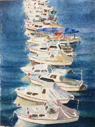 Sunset, Dubrovnik Harbour, 2011