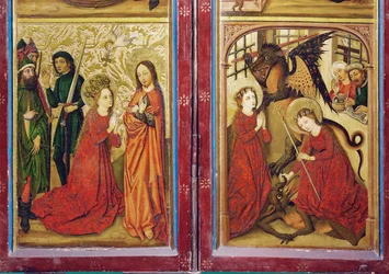 The Legend of Saint Margaret, Altar from the Convent of Saint Madeleine in Strasbourg