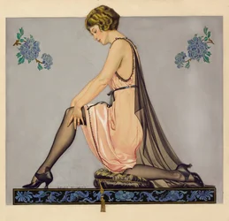 Illustration for the Holeproof Hosiery Company brochure, 1922