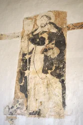Mural Santo Domingo de Guzman, XVIII century, Convent of Santo Ecce Horio, Barichara, Colombia