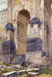 The Arch of Septimius Severus, Rome