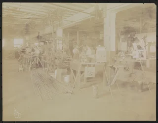 Dressler & Co. motion picture laboratory with people working, New York