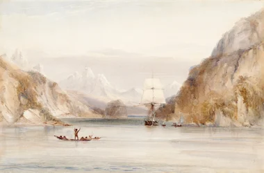 Beagle in the Murray Narrow, Tierra del Fuego