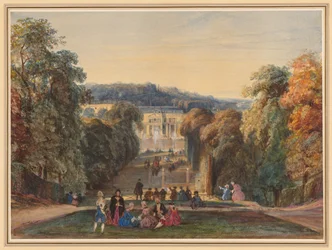 In the Park of Saint Cloud, 1800s