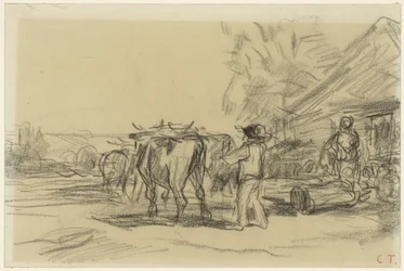 Man with a Team of Oxen