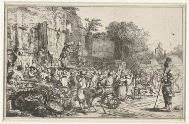 Village Fair with Two Quacks