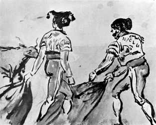 The Bull Fight, 19th century, 1930