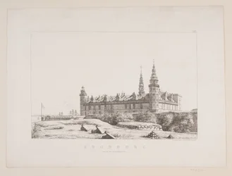 Kronborg Seen from the Northwest Side
