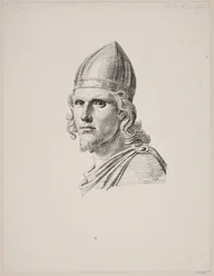Head of the God Tyr at Ægir