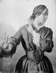 Study of a Young Woman (Thora Købke)