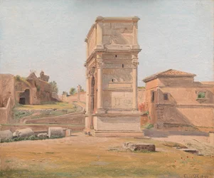 The Arch of Titus in Rome