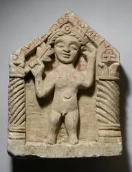 Funerary stela with male figure, from Egypt