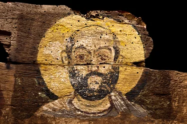 Portrait of a Coptic Monk / Monastery of Baouît (Egypt)