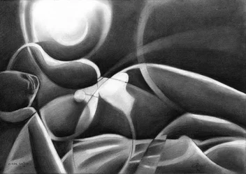 Abstract Reclining Woman