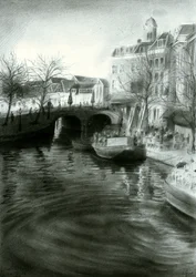 City Canal Drawing
