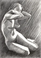 Geometric Female Nude