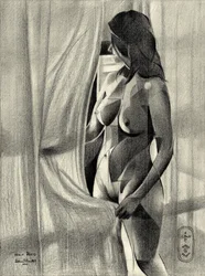 Geometric Nude Figure