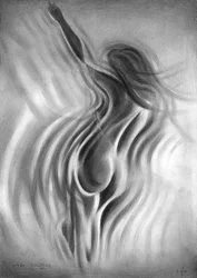 Graceful Swirling Form
