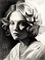 Pensive Monochrome Portrait