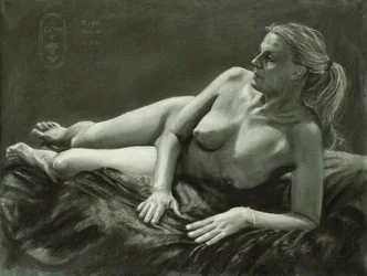 Pensive Nude Figure