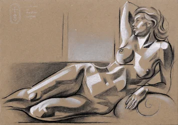 Reclining Nude Study
