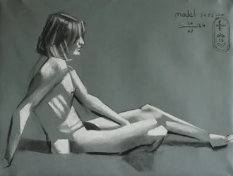 Seated Nude Study