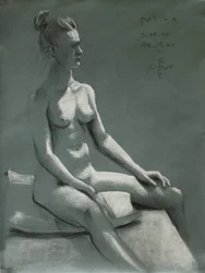 Seated Nude Study