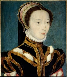 Portrait of Joan of Halluin or Joan of Halluyn (born in 1530), Lady of Honour of Queen Catherine of Medicis