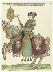Portrait of Ferdinand I of Austria on Horseback