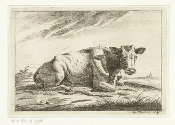 Landscape with Lying Cow without Horns
