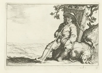 A Resting Peddler