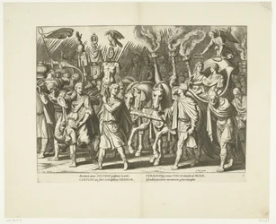 Triumphal Car of Charles V and Ferdinand, After the Liberation of Vienna from the Turks, ca. 1532