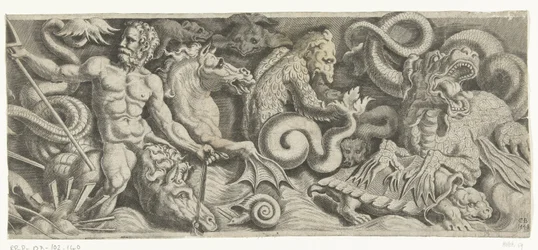 Frieze with the Triumph of Neptune, Right Plate