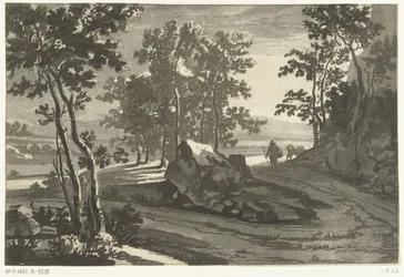Wooded Landscape with Cattle Driver