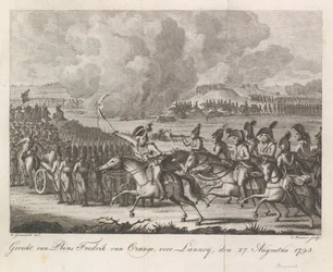 Prince William George Frederick in the Battle of Lannoy, 1793 (Battle of Prince Frederick of Orange, at Lannoy, August 27, 1793)