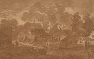 Village with Pond, c. 1782