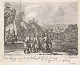 William V with His Sons in the Military Camp, 1794