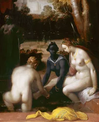 Bathsheba bathing, 1594