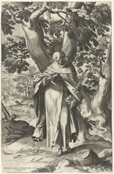 Saint Dominic Reading a Book