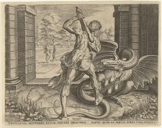 Hercules Steals the Golden Apples of the Hesperides Works of Hercules (series title)