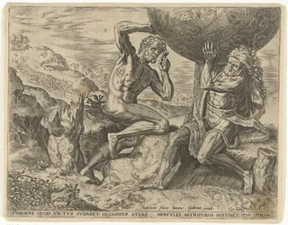 Hercules Bears the Globe for Atlas (Works of Hercules)