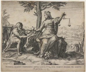 Justice Rewards Toil, 1566