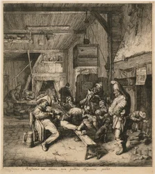 Violin Player in an Inn